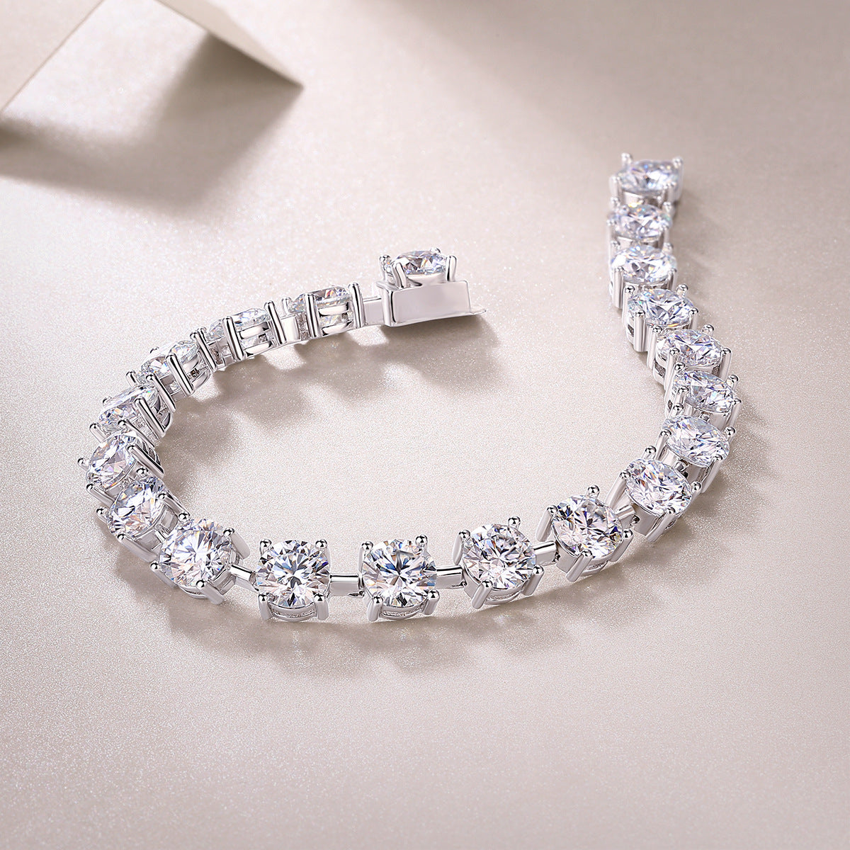Incarnation of the Star River | 925 Silver Moissanite Tennis Bracelet