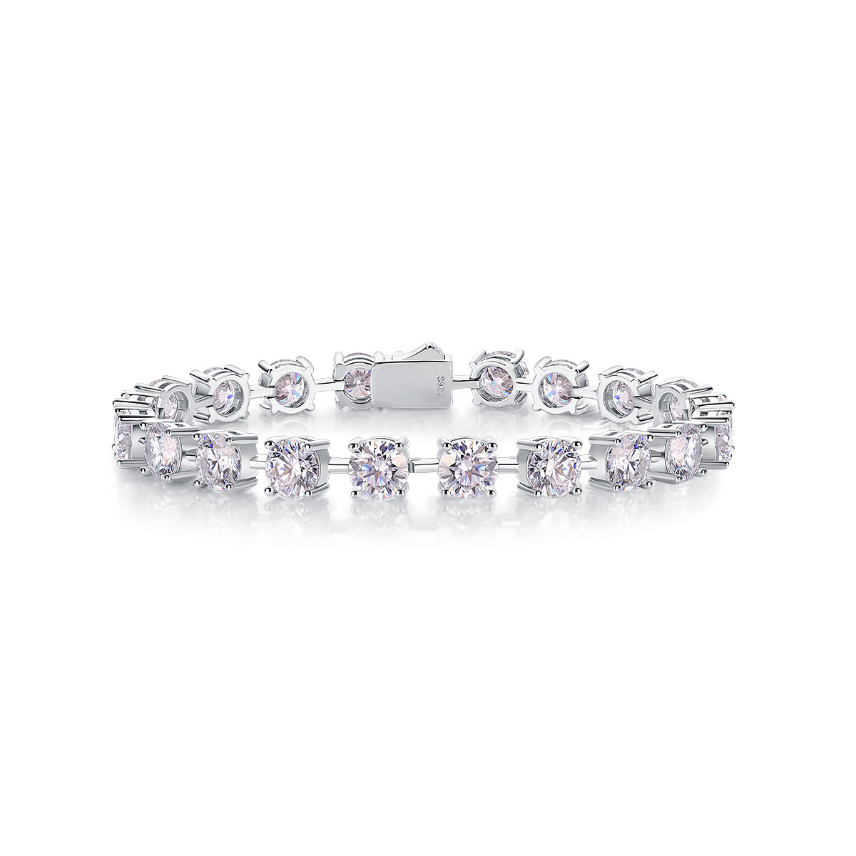 Incarnation of the Star River | 925 Silver Moissanite Tennis Bracelet