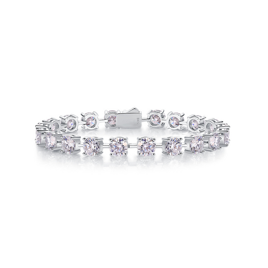 Incarnation of the Star River | 925 Silver Moissanite Tennis Bracelet