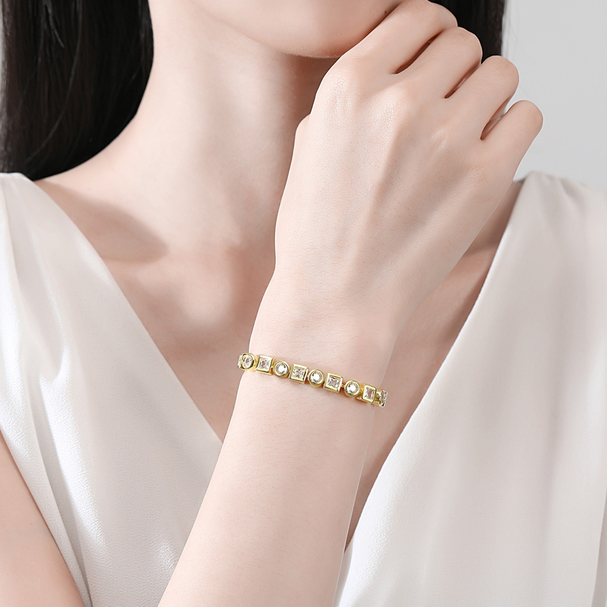 Endless Brilliance | Full Pavé CZ Tennis Bracelet