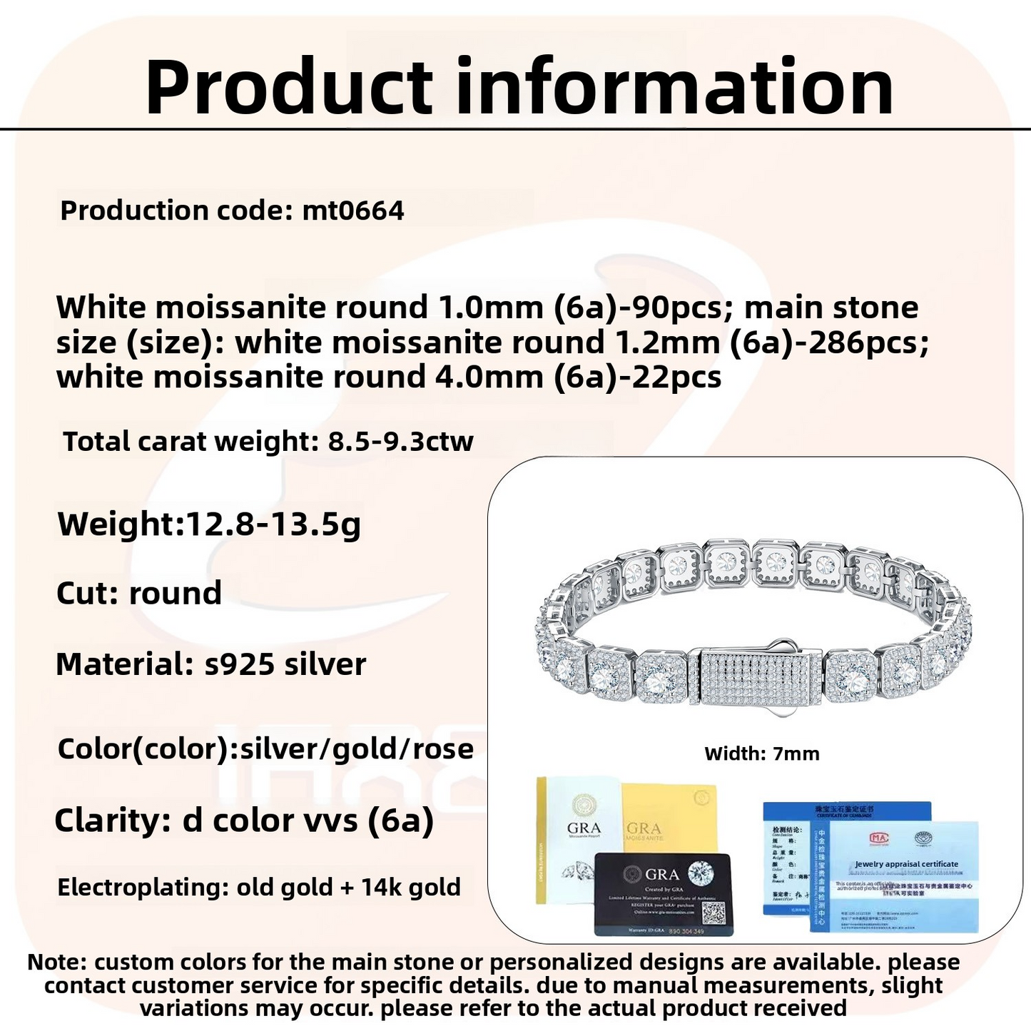 Crystal Cluster Cuban | Full Pavé Moissanite Cuban Link Bracelet